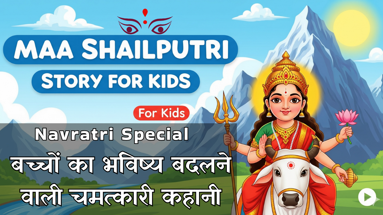 Maa Shailputri Story for Kids | बच्चों का भविष्य बदलने वाली चमत्कारी कहानी