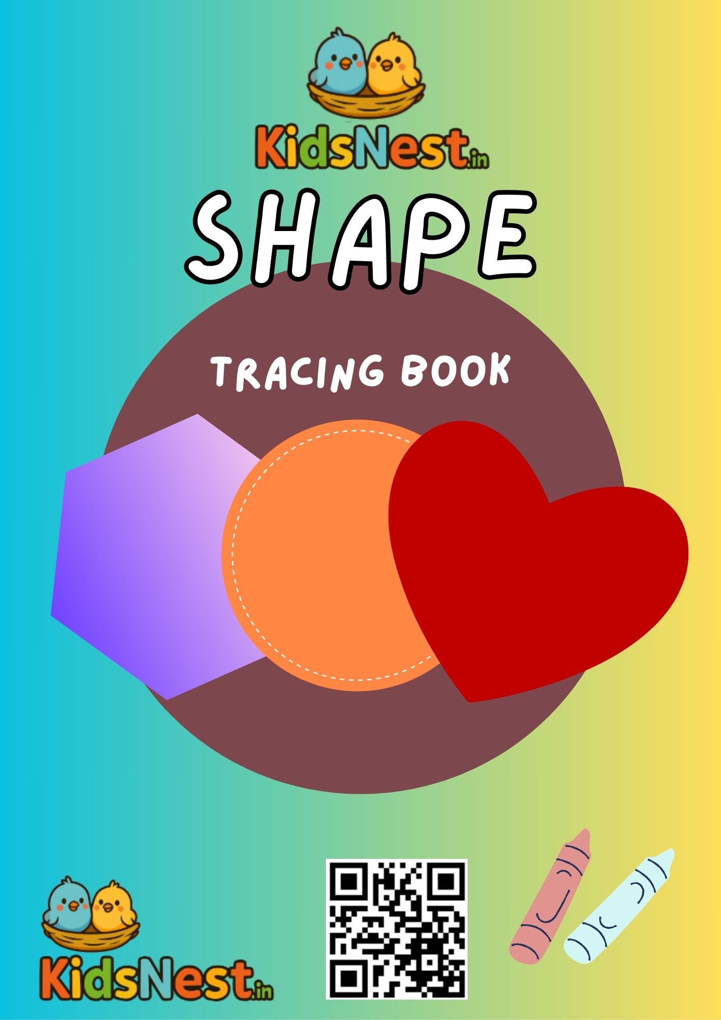 Printable Shape Tracing Book for Kids | Educational Worksheets