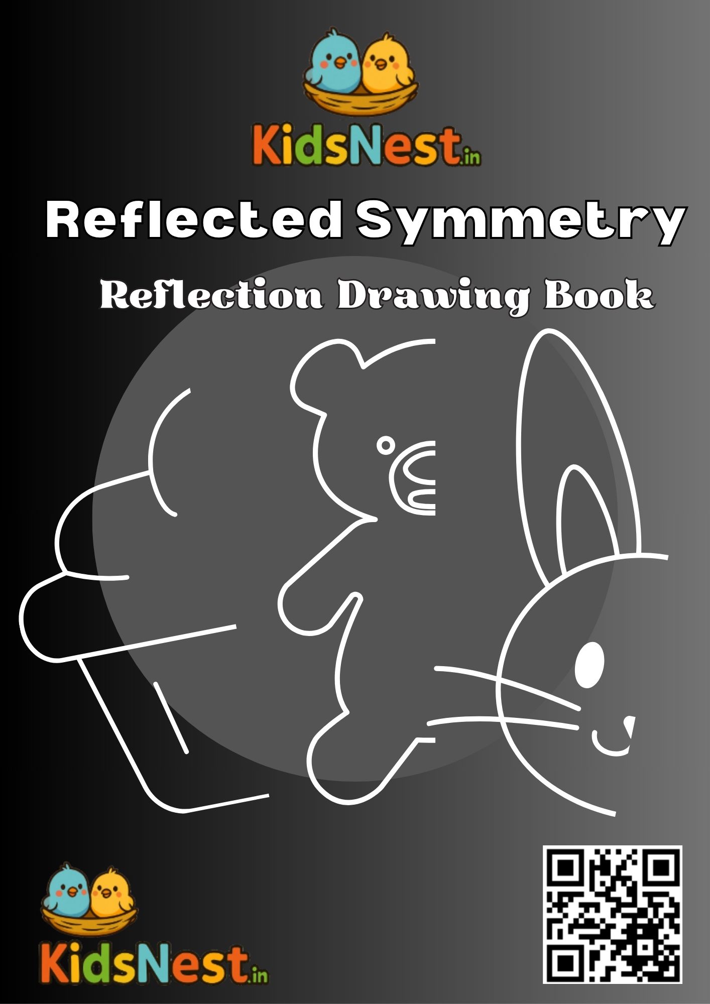 Printable Reflected Symmetry Drawing for Kids