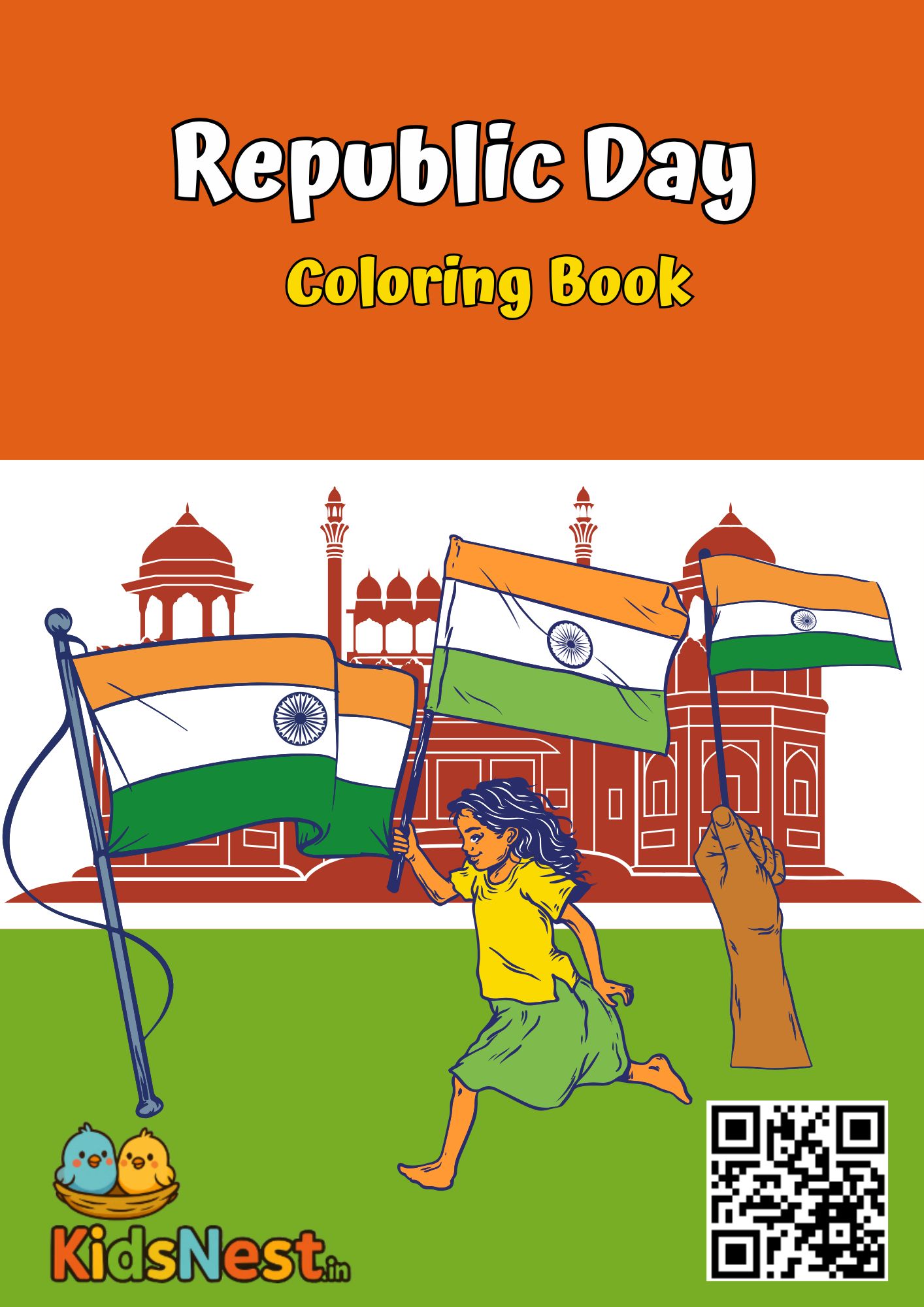 Republic Day Colouring Book | Printable for Kids