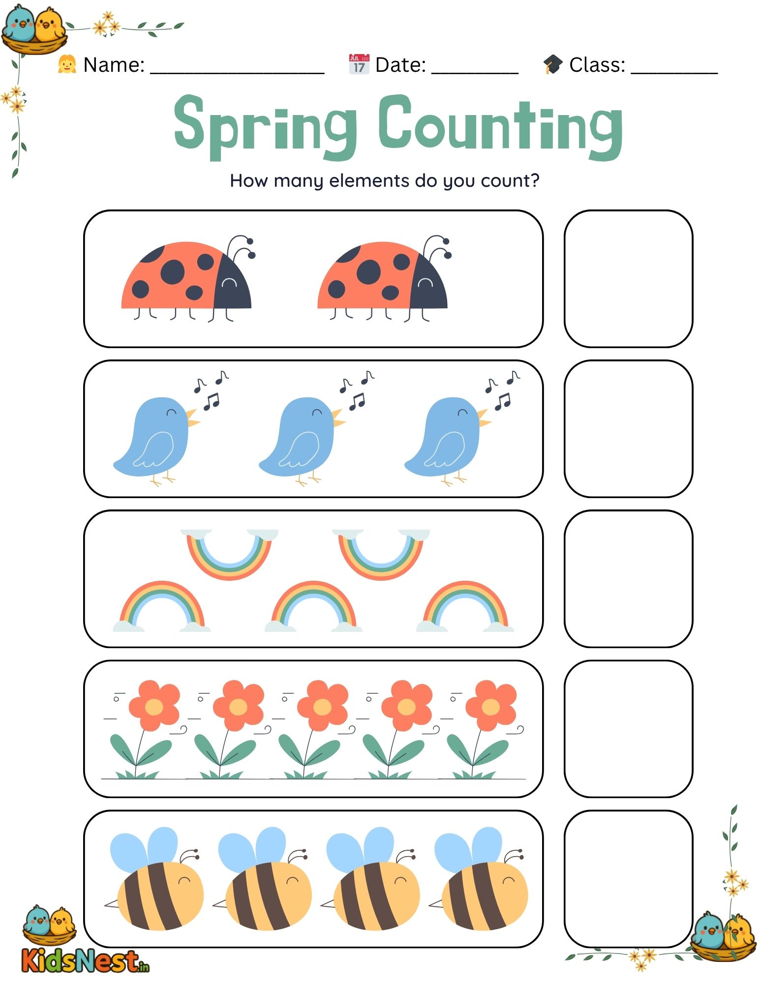 Kids Counting 0-5 Worksheet | Free Printable Activities