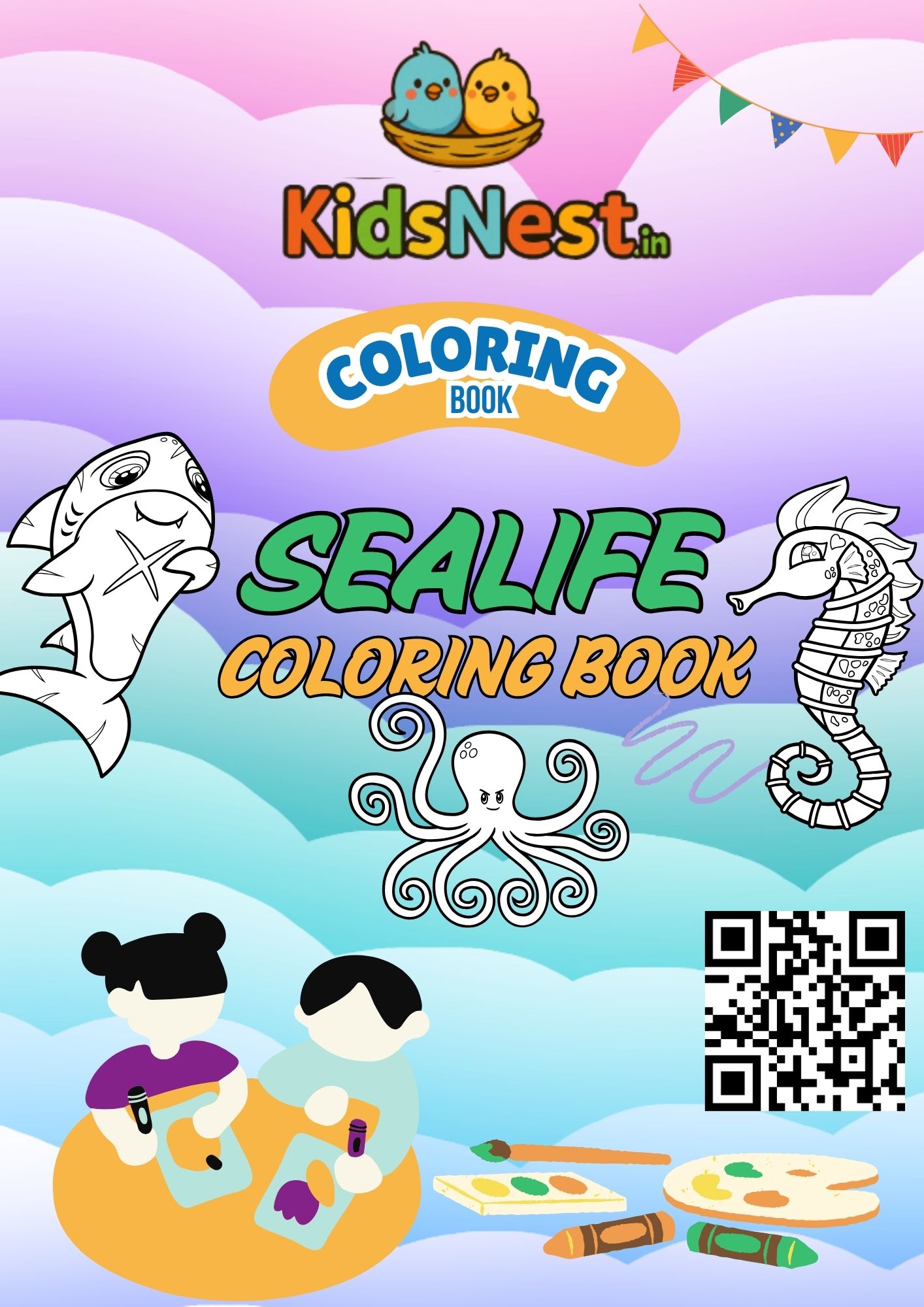 Printable Sea Life Coloring Pages | Kids Ocean Activities