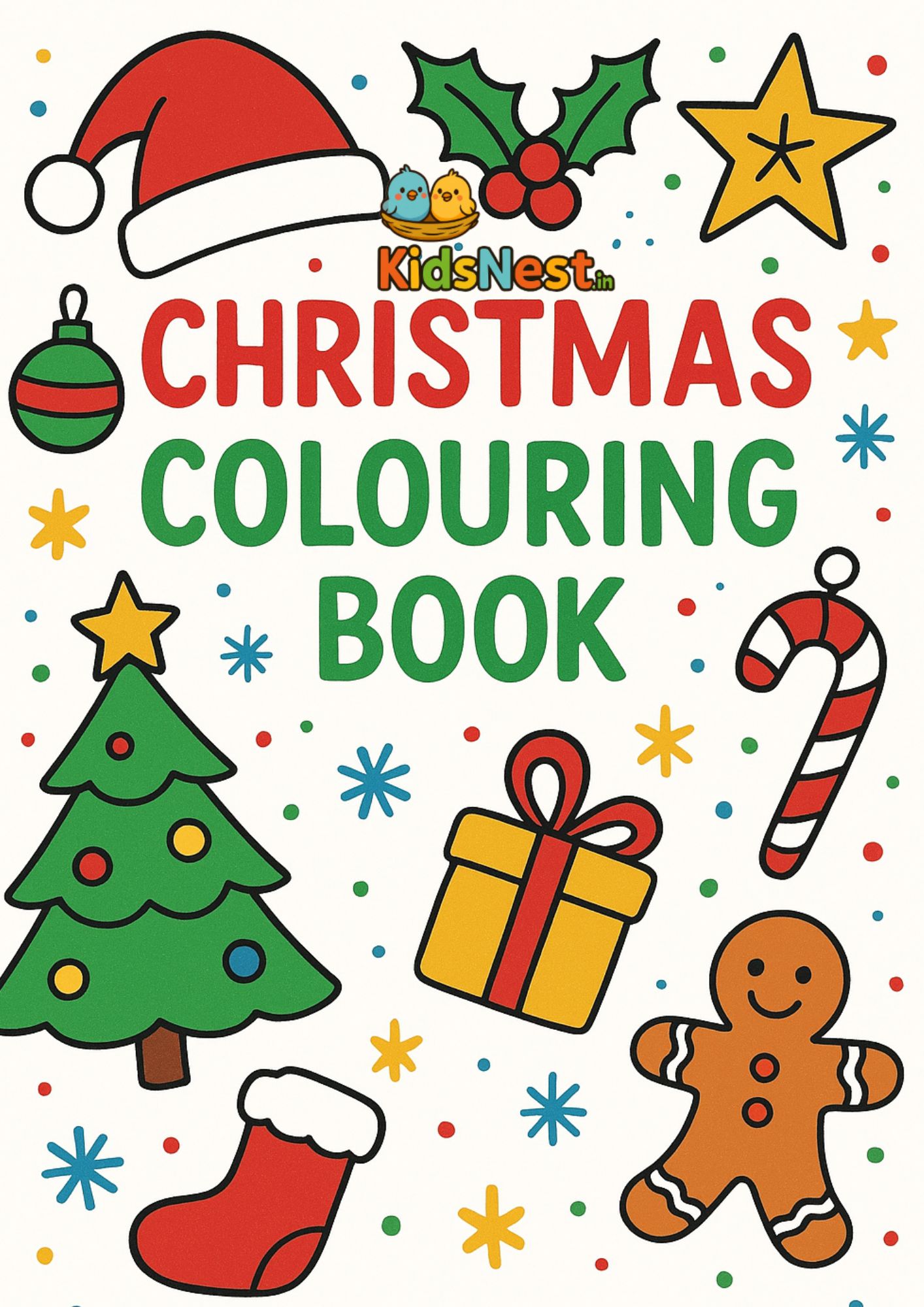 Printable Christmas Colouring Book for Kids | Free Fun!