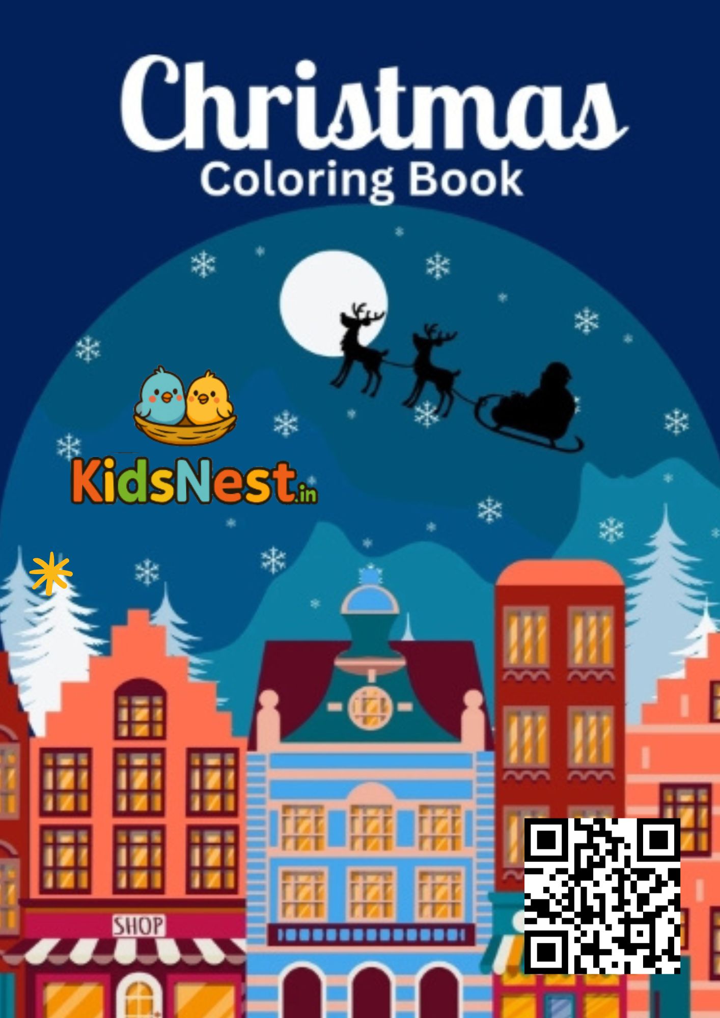 Printable Christmas Coloring Pages & Activity Book for Kids