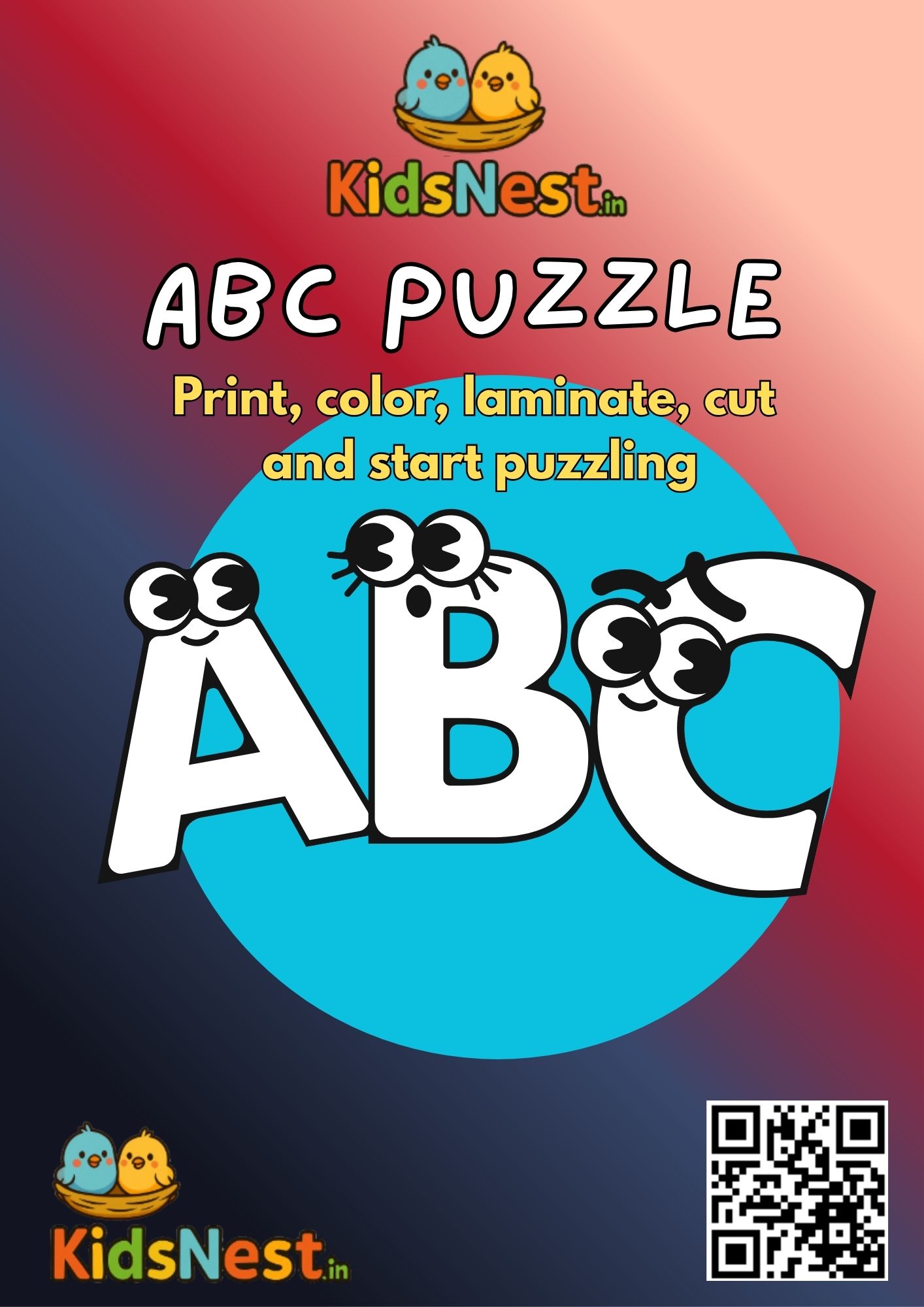 ABC Puzzle Activity Book for Kids | Printable & Educational