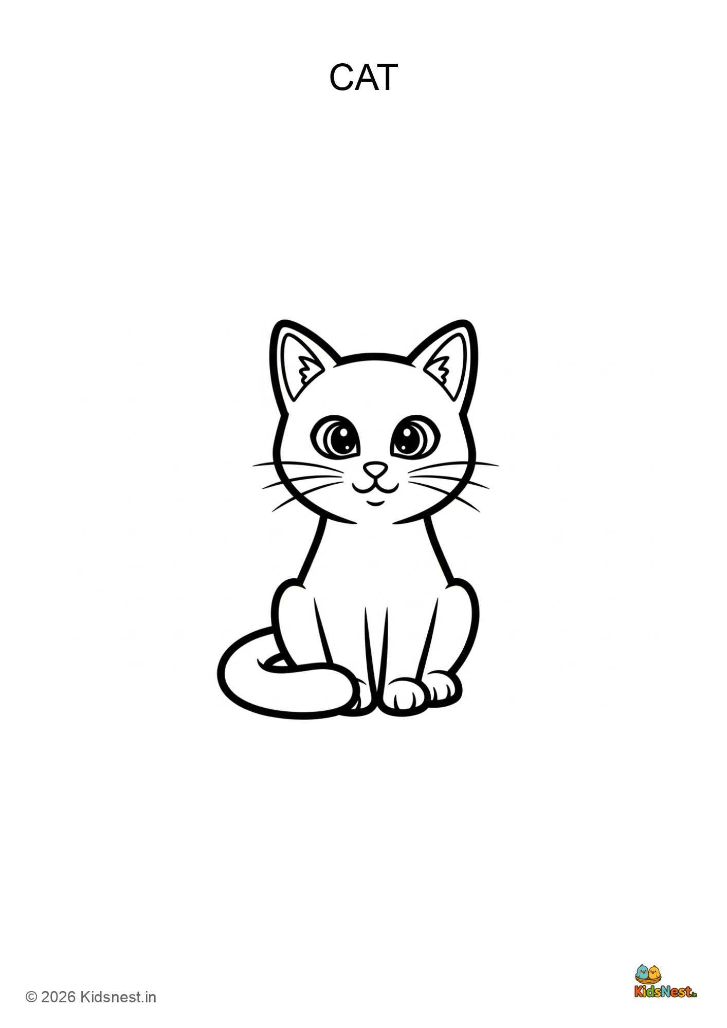 Cat Worksheets, Coloring Pages & Activities for Kids