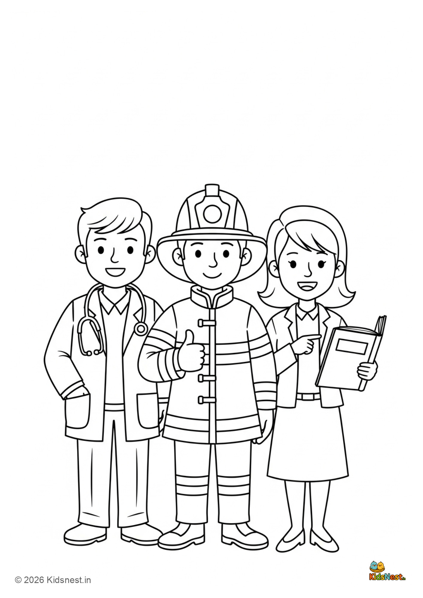 Community Helpers Worksheet for Kids | Free Printable Activity