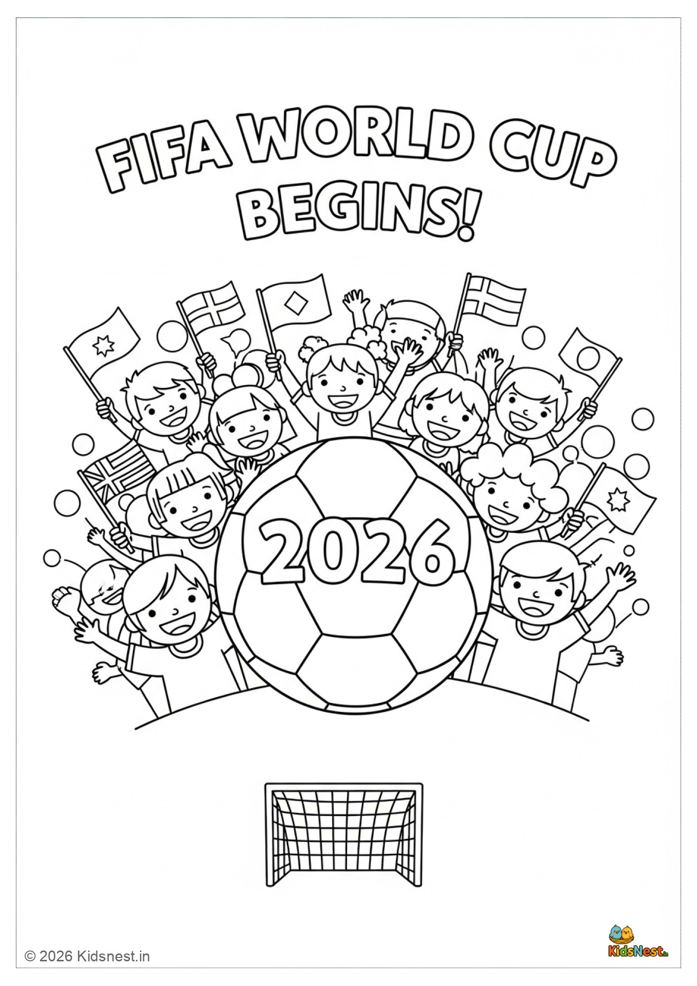 FIFA World Cup Kids Activities & Printable Worksheets