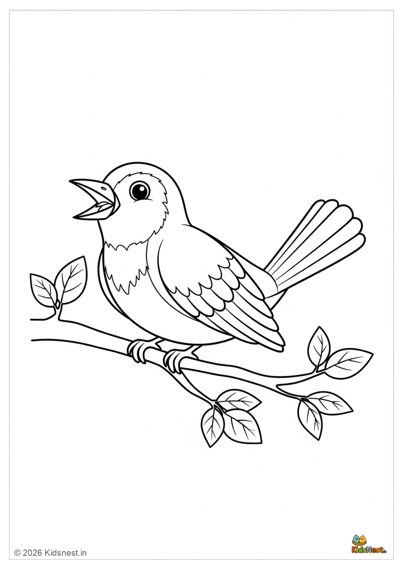 Free Printable Bird Coloring Pages for Kids | Educational Fun