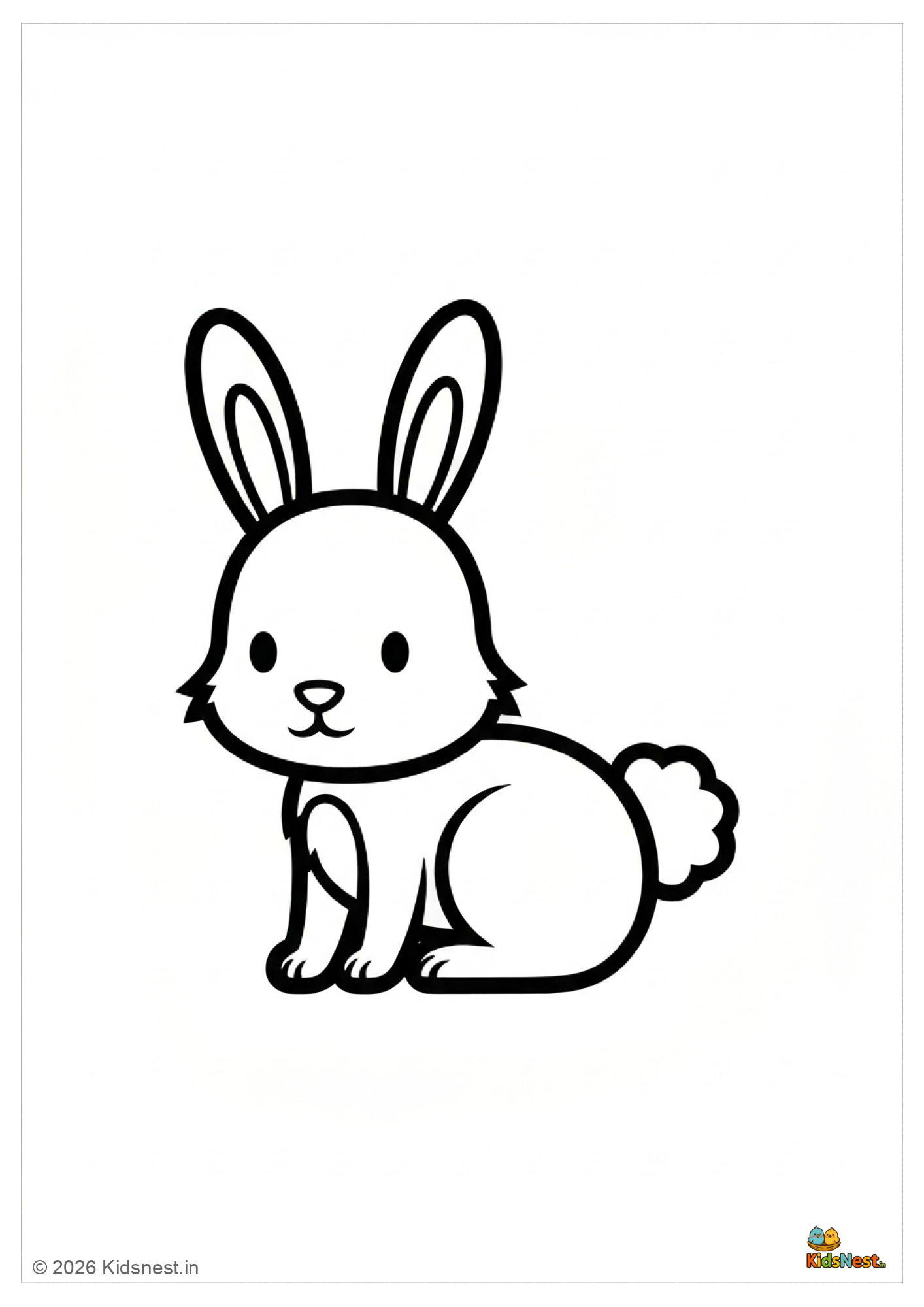 Free Printable Bug Bunny Coloring Page for Kids | Fun Activity