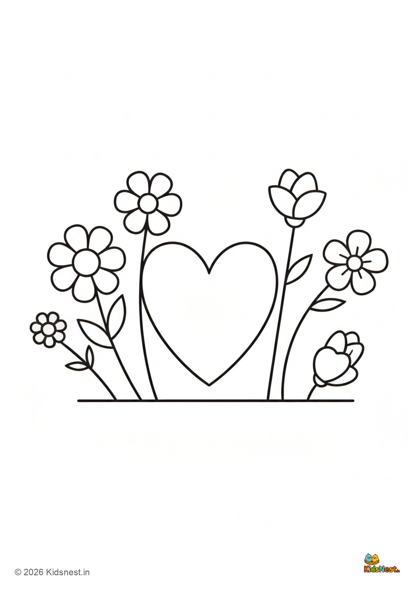 Free Printable Mother's Day Coloring Page for Kids