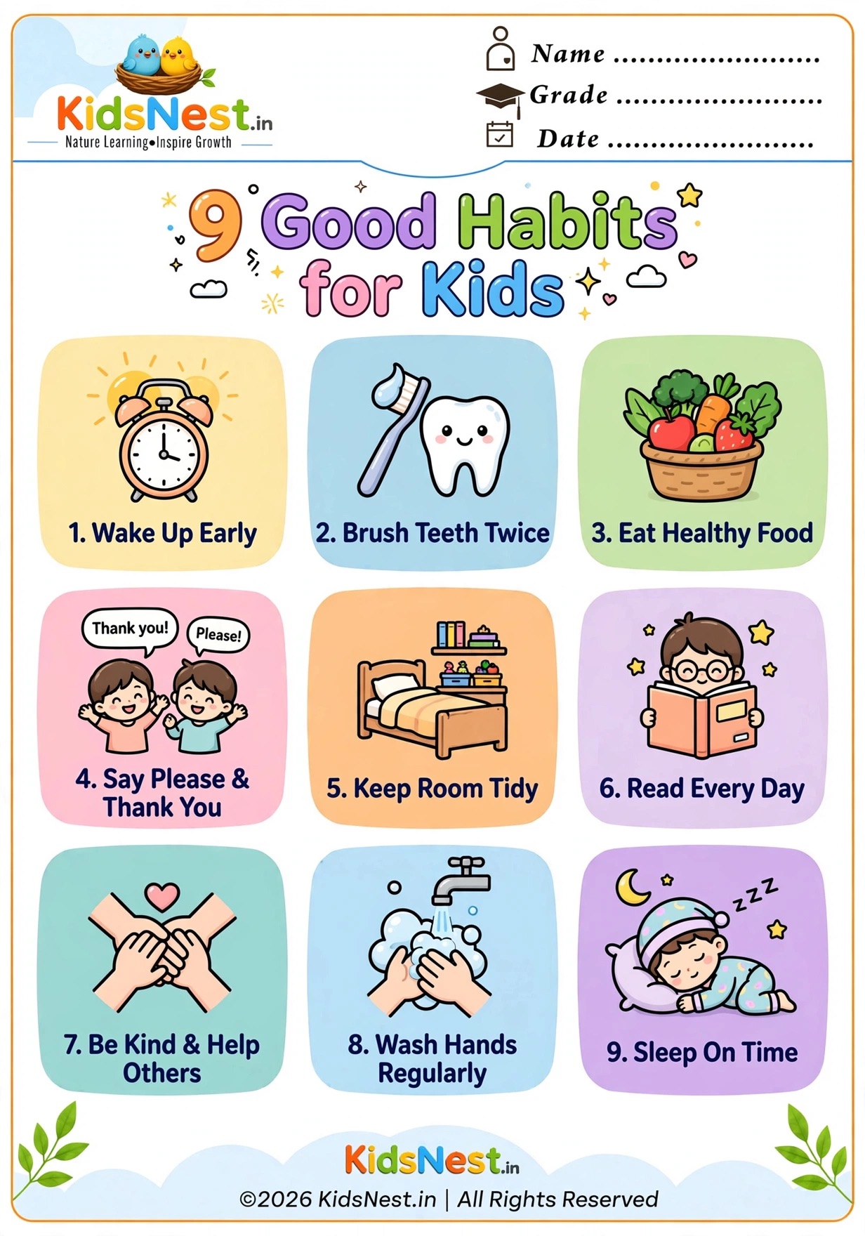 9 Healthy Habits for Kids: Fun Educational Activities & Tips