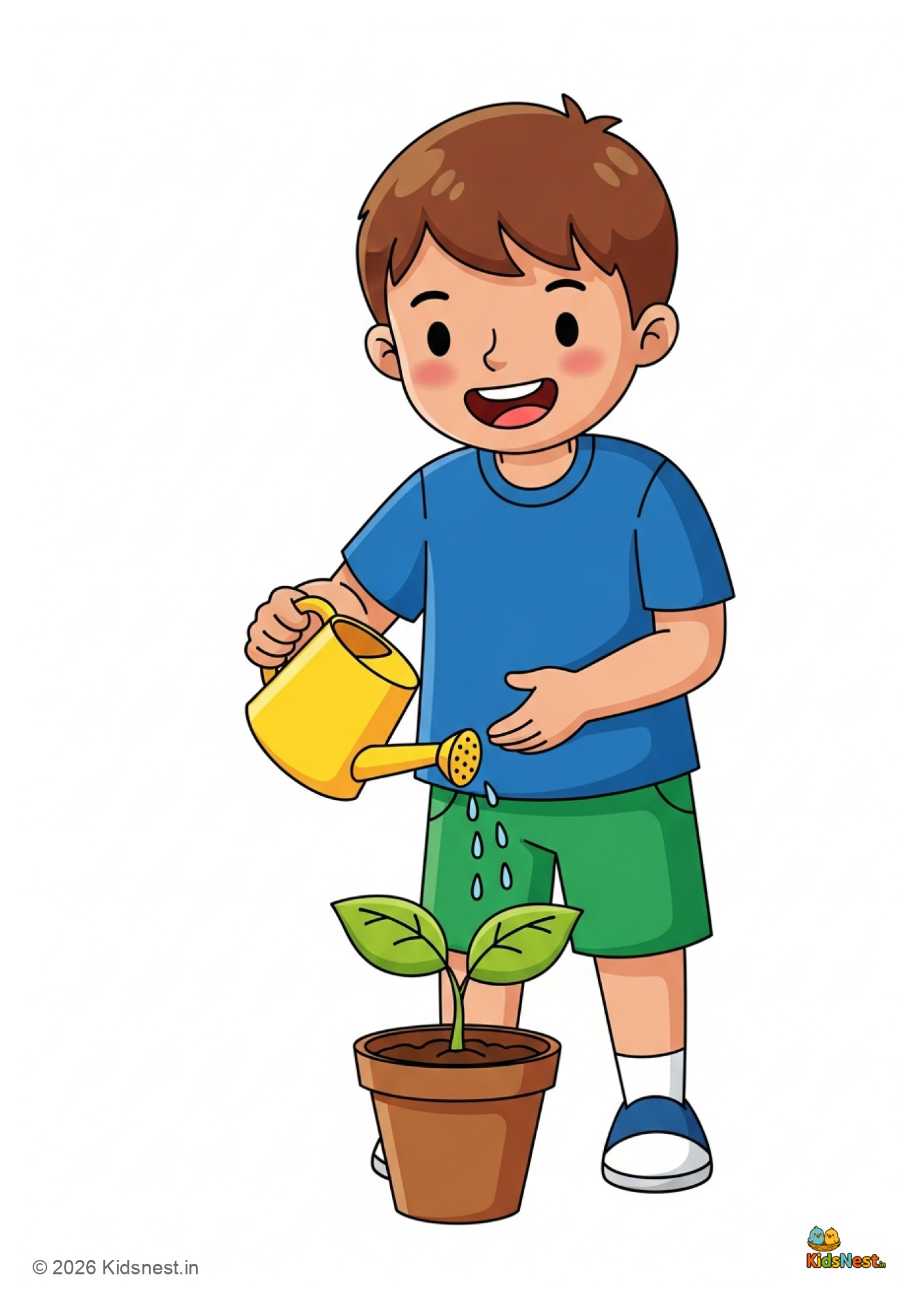 I Can Save Water Worksheet for Kids | Printable Activity