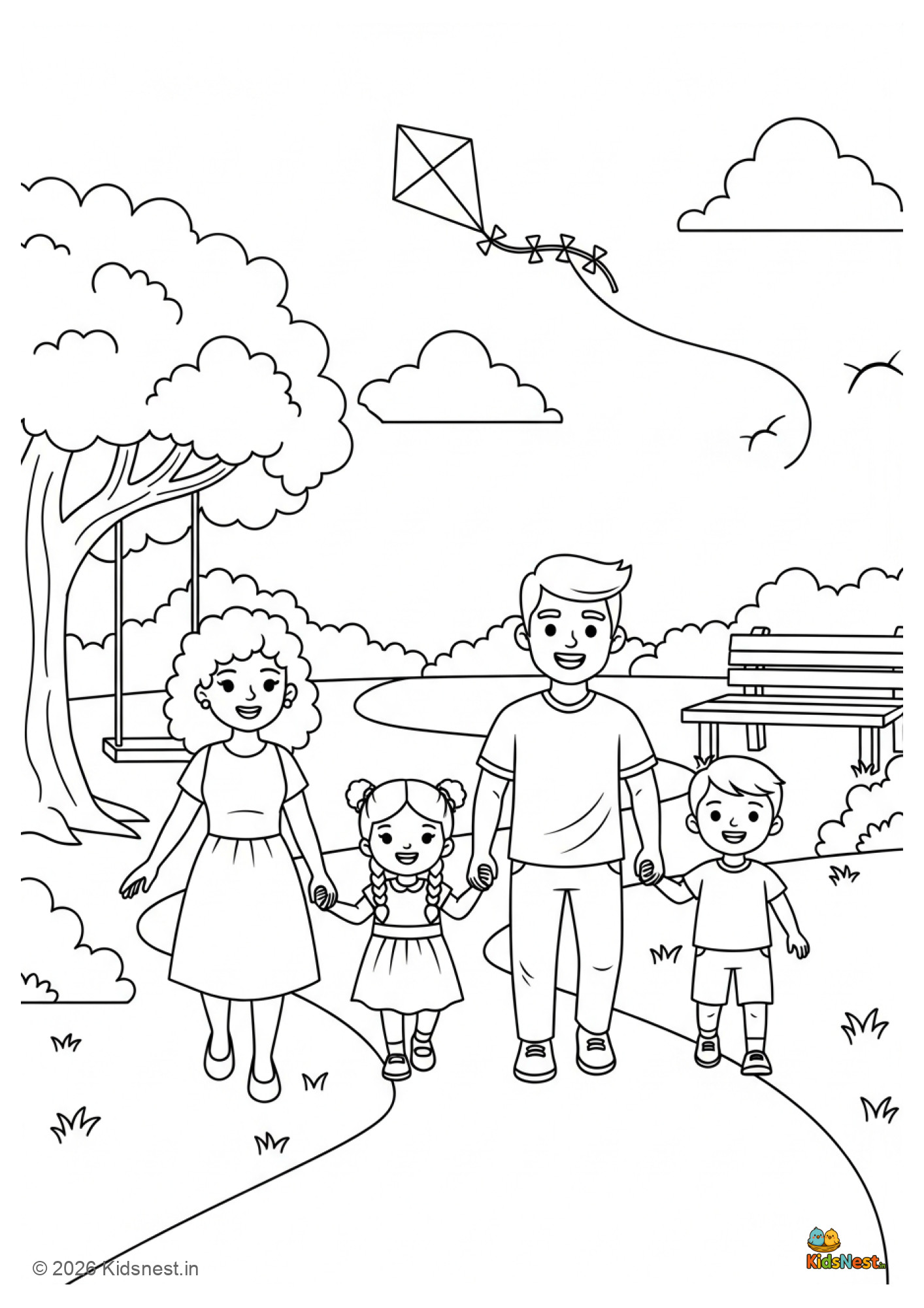 International Day of Families Coloring Page for Kids | Free PDF