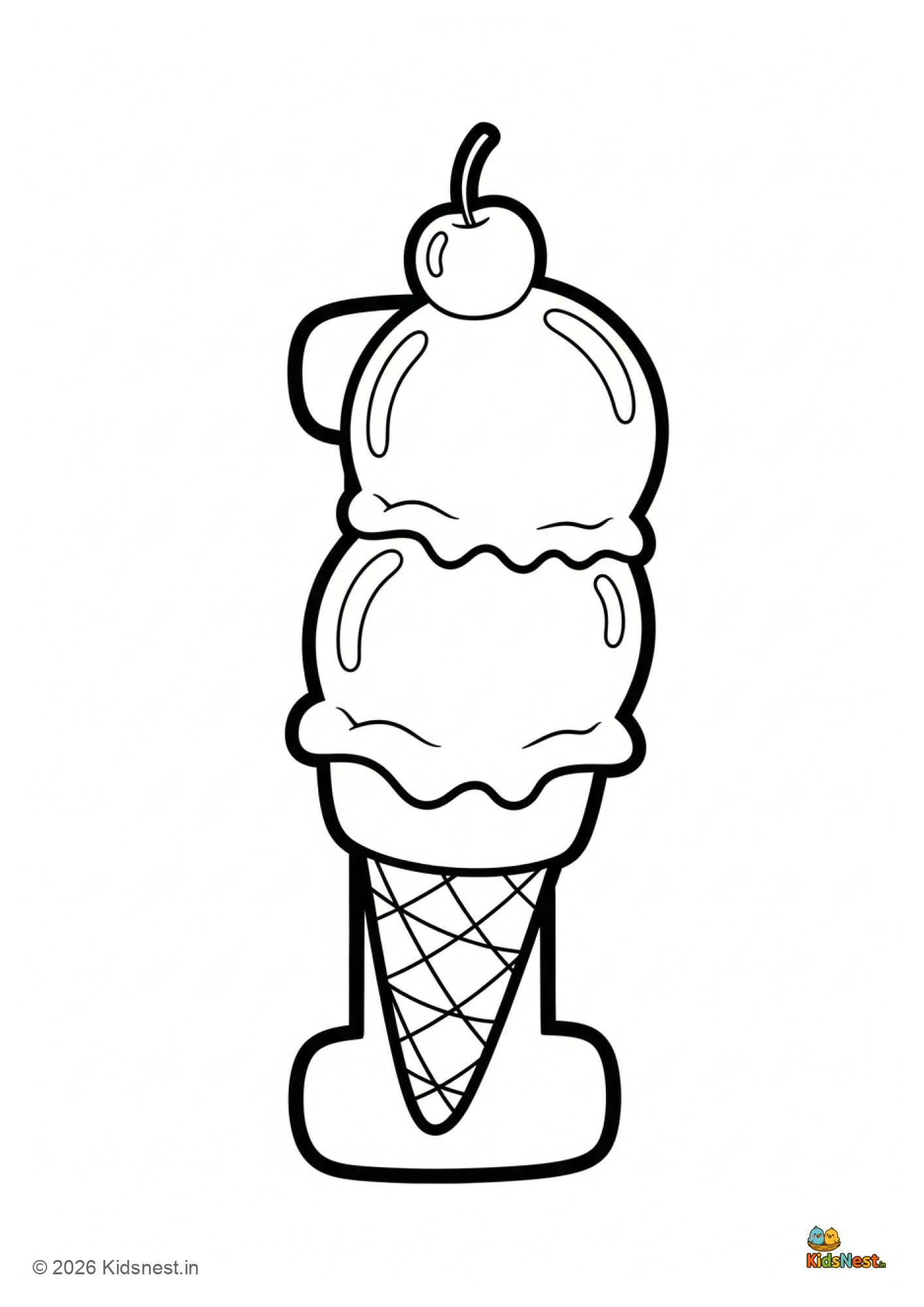 Letter I Coloring Page: Printable Activity for Kids