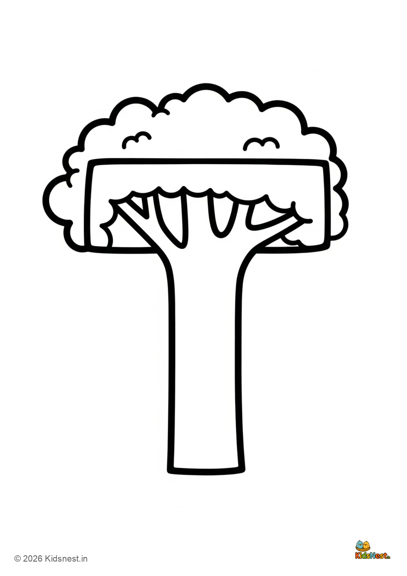 Letter T Coloring Page: Printable Educational Activity for Kids