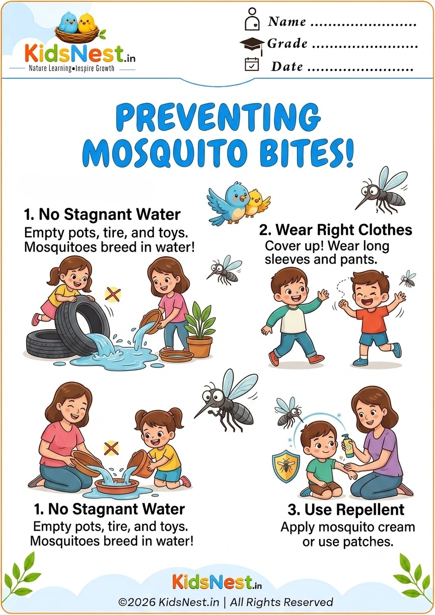 Mosquito Bite Prevention for Kids: Safety Guide & Activities