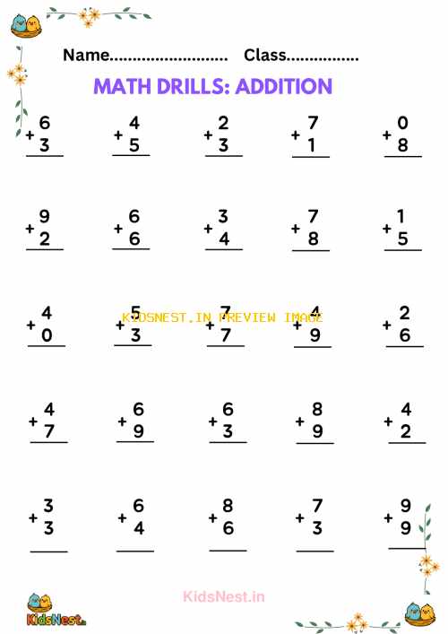 Printable Math Addition Worksheets & Activities for Kids