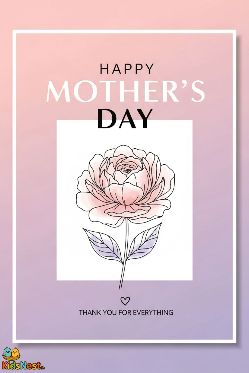 Free Printable Mother's Day Poster for Kids | DIY Craft