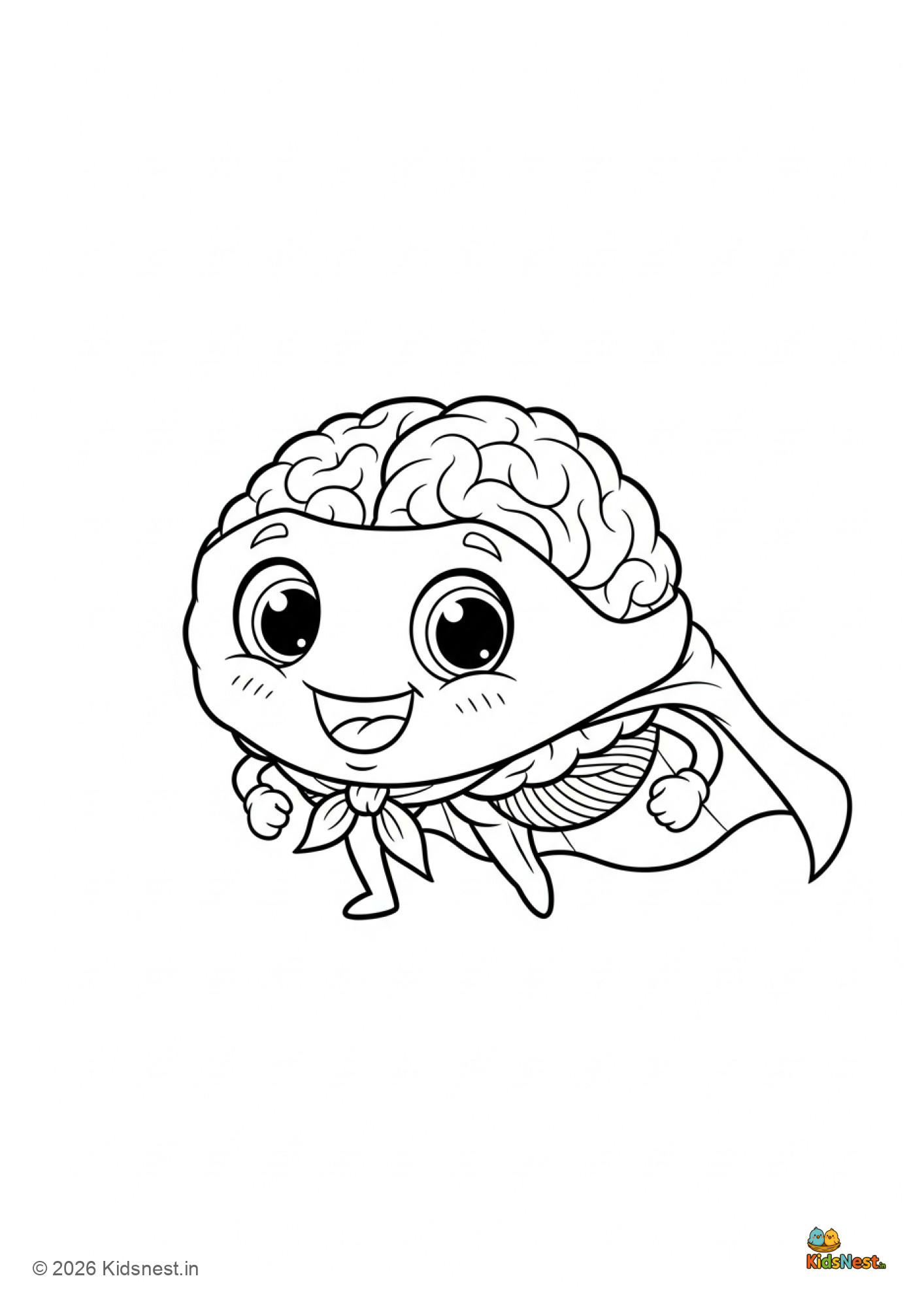My Brain is a Superpower: Printable Kids Activity Worksheet
