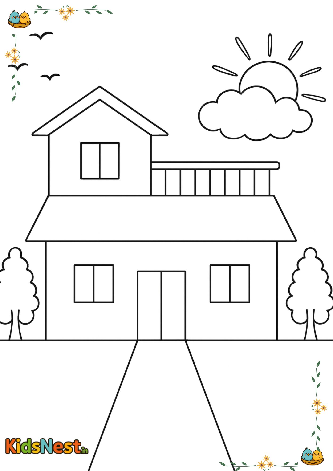 Free Printable Kids Colouring Pages | Educational Fun
