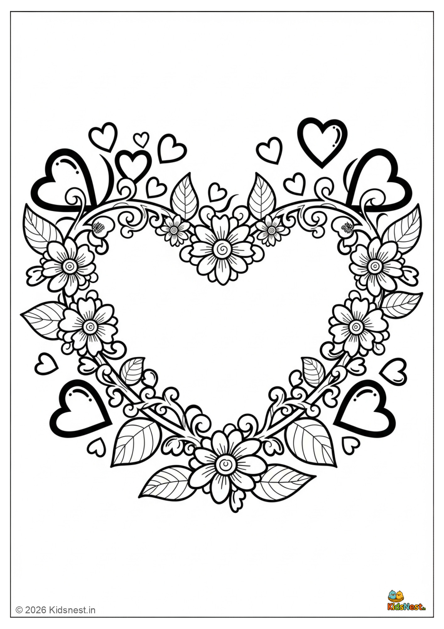Printable Mothers Day Greeting Card Activity for Kids