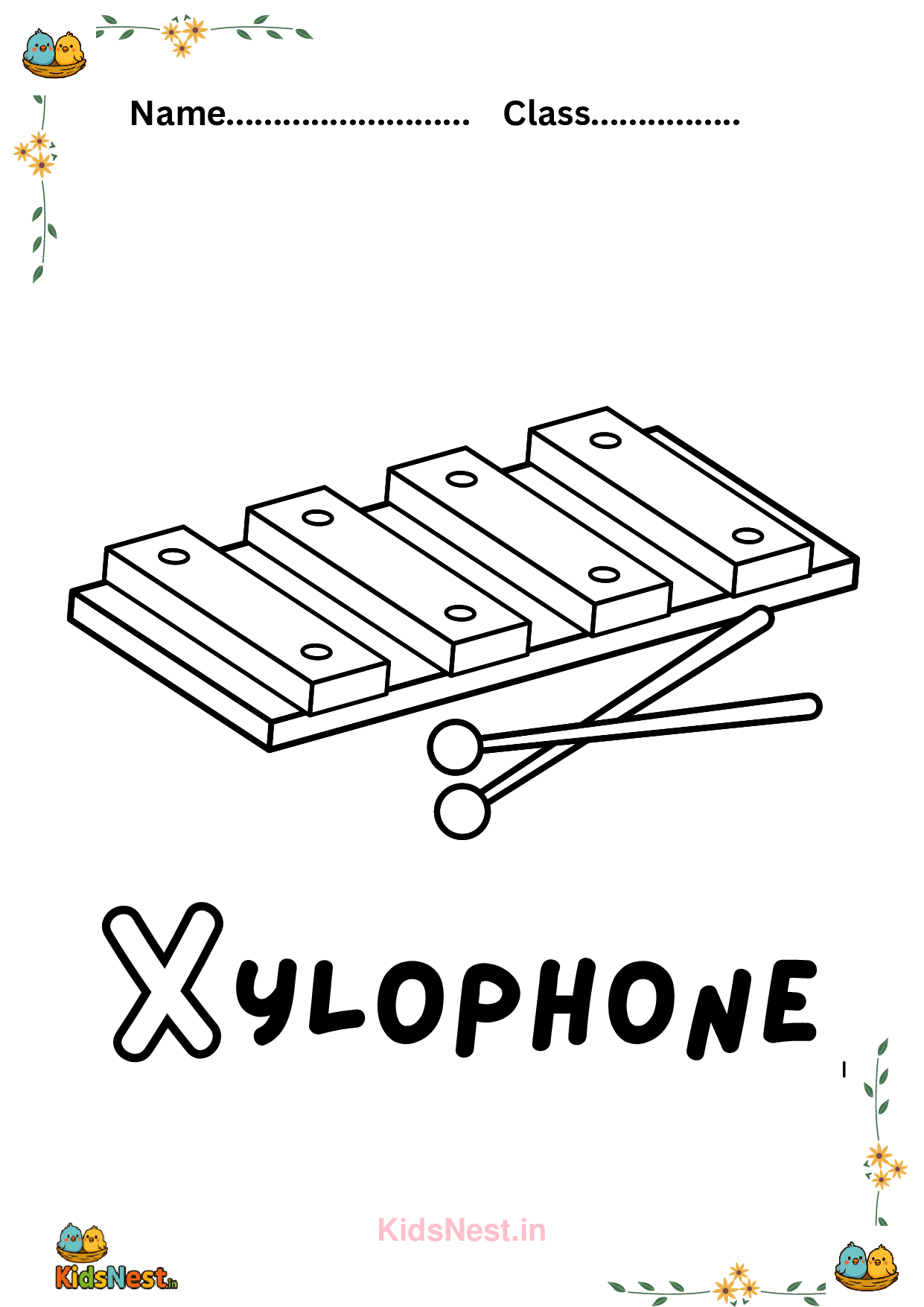 Printable Kids Worksheets & Activities | Xylo Fun